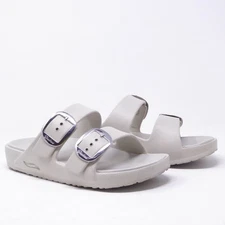 Skechers Foamies Arch Fit Cali Breeze 2.0 Womens Slide Sandals Size 7 Gray