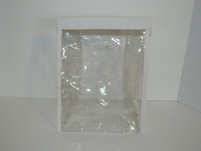 NEW Calvin Klein Clear Cosmetic Make Up Toiletry Travel Toiletry Bag Pouch
