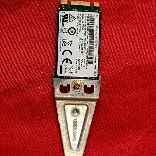 Lenovo Ideapad S340-15API SSD Solid State Drive Nvme 256GB Pcie. 3 SSS0R27329