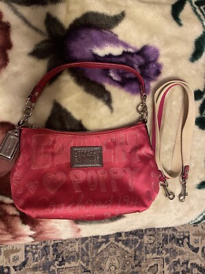 Coach Poppy Pink Leather Handbag No. M0968-14559 for sale online