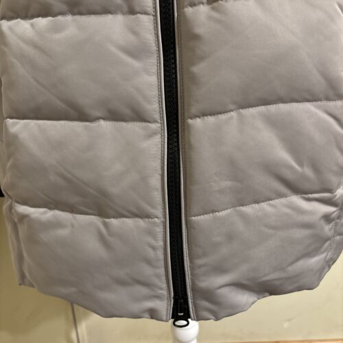 NWT Arctic Expedition Horizontal Quilted Zip Front Down Coat with Hood White - Picture 11 of 24