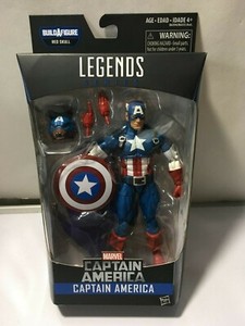 MARVEL LEGENDS CAPTAIN AMERICA FROM RED SKULL BAF SERIES NEW READ