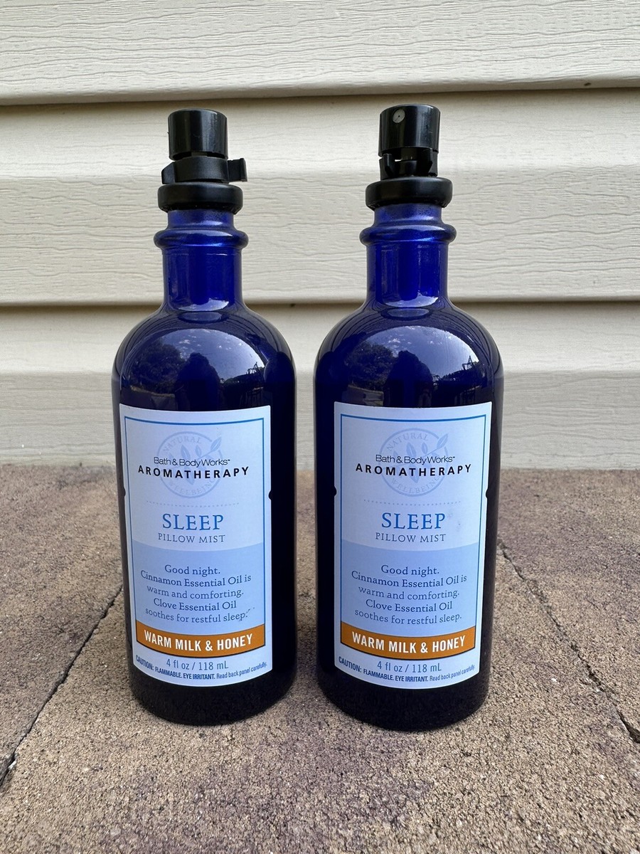 Bath Body Works Aromatherapy Warm Milk Honey Pillow Mist x good