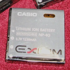 ONE - OEM Casio Exilim NP-40 Lithium ion Battery / Fully Charged & Ready for Use
