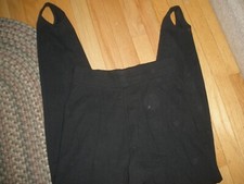 Vintage Metropolitan Stirrup Pants Woman's Large BLACK Runs Small  SU84 