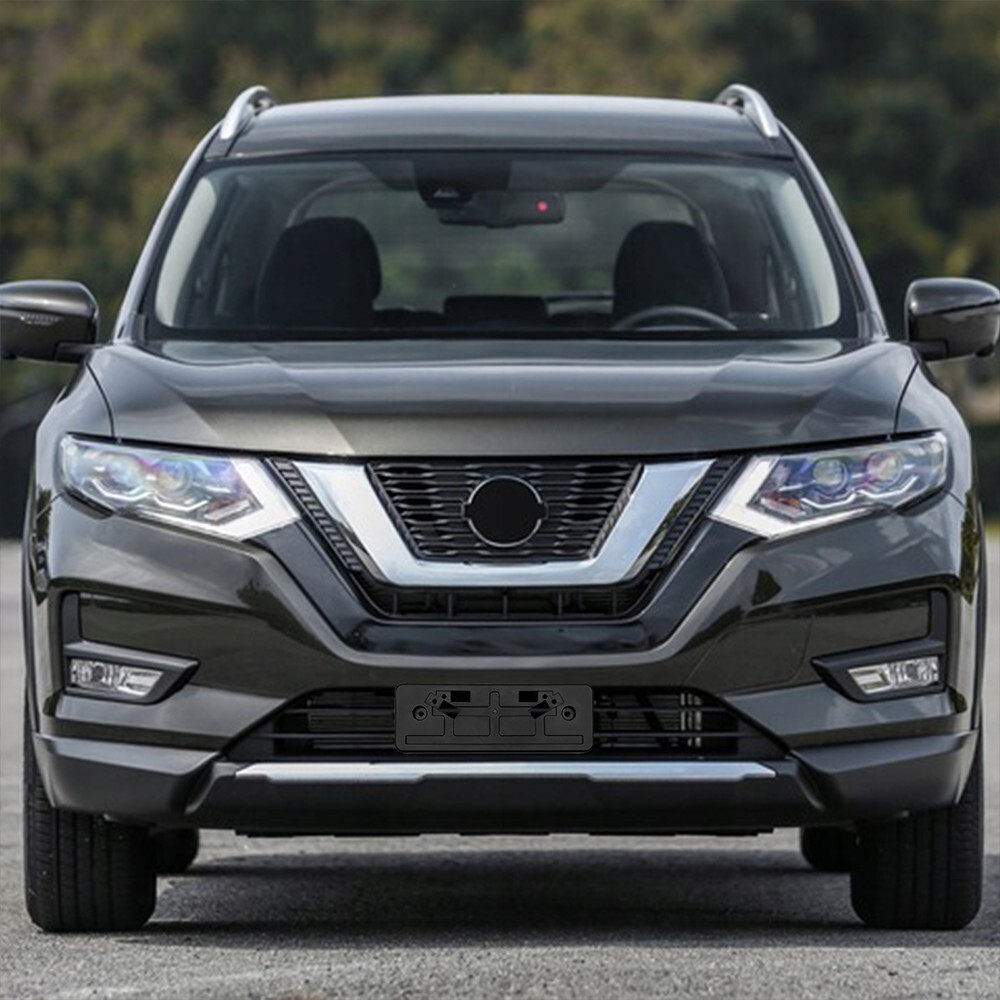 For 2017-2020 Nissan Rogue Front License Plate Holder Frame Mounting ABS Bracket