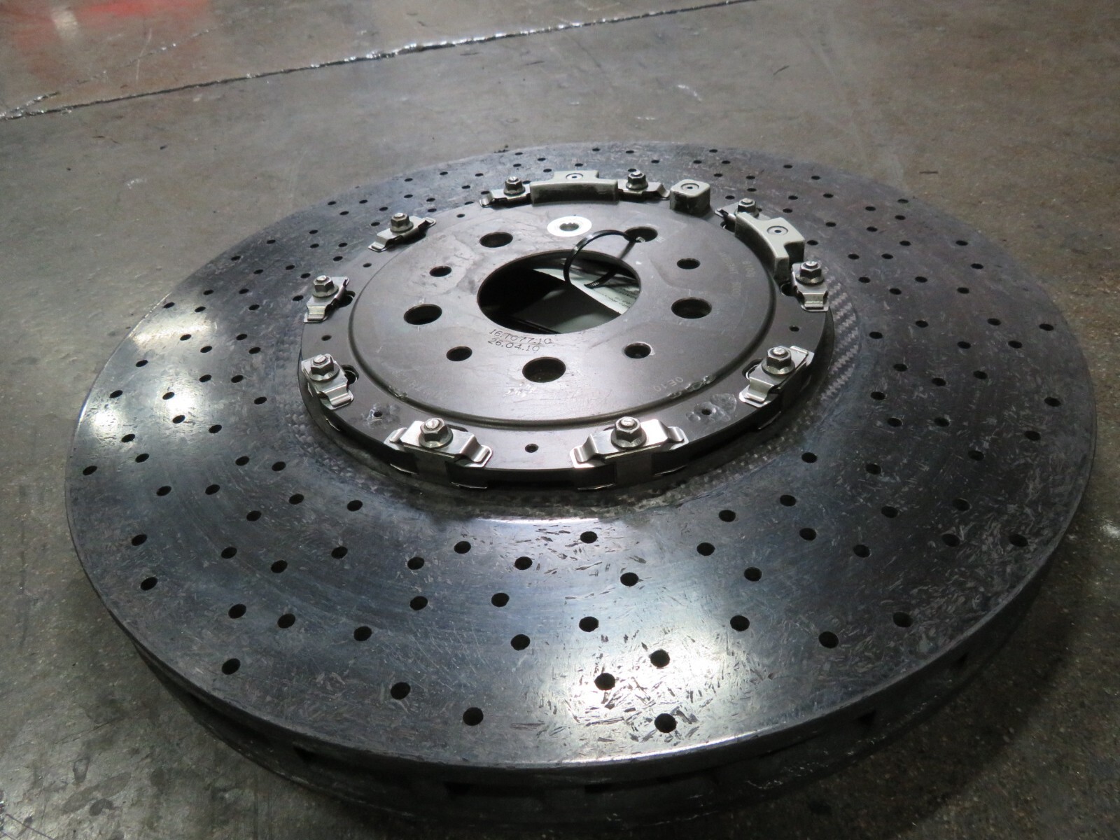 Ferrari 458 Italia, Spider, Front CCM Carbon Brake Rotor, Used, P/N 304562