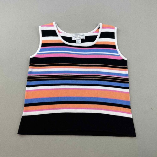 Vintage Striped Tank Top Womens Small 