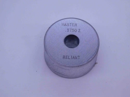 .3750 CLASS Z MASTER PLAIN BORE RING GAGE ONSIZE 3/8 9.525 mm .375 INSPECTION
