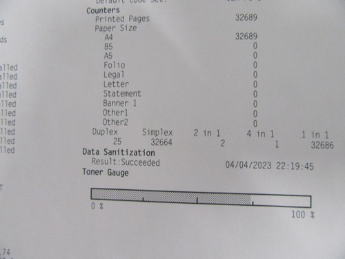 1102T83NL0 Kyocera P3050DN Printer Mono A4 Toner 74% LowCount Under 33K WARRANTY - Picture 4 of 6