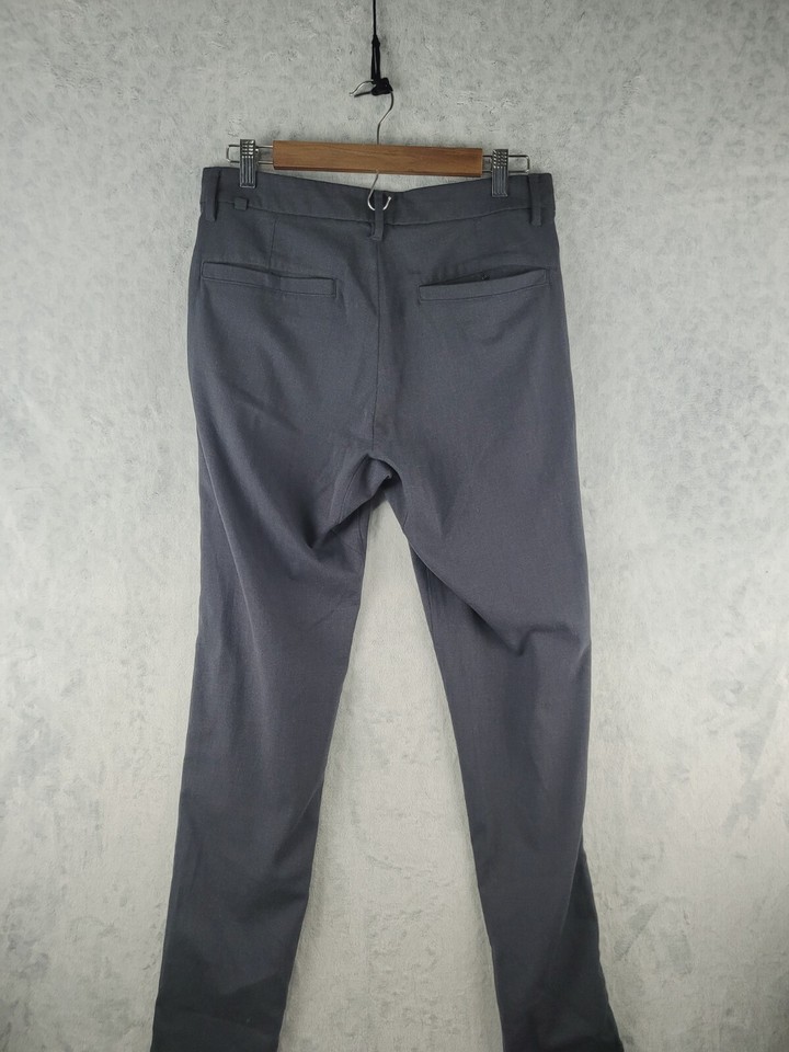 Lululemon Pants Men Sz 30 Commission Pant Slim Dark Gray Wool Blend eBay