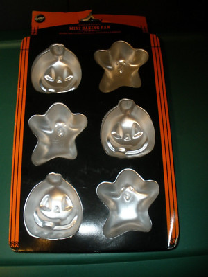 NEW Wilton Ghost & Pumpkin Mini Baking Pan