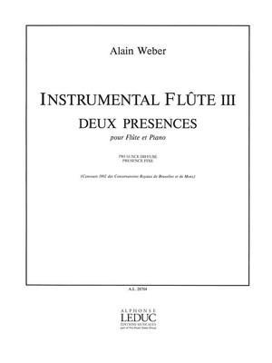 Anton Webern | Instrumental Flute 3 | 2 Presences-Flute Et Piano | Buch