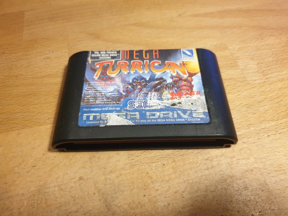 Mega Turrican Sur SEGA Megadrive – PAL, Neuf Sous Blister, édition 1993