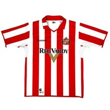 SUNDERLAND FC DIADORA 2004 2005 HOME FOOTBALL JERSEY SOCCER SHIRT SIZE L