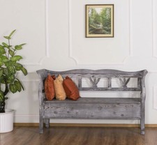 PANCA CASSAPANCA CONTENITORE DESIGN PROVENZALE SHABBY CHIC VINTAGE INDUSTRIALE