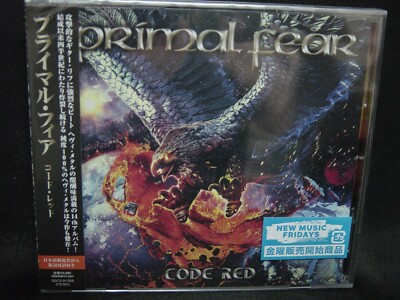 PRIMAL FEAR Code Red JAPAN CD Gamma Ray Level 10 Silent Force Sinner UDO Jorn