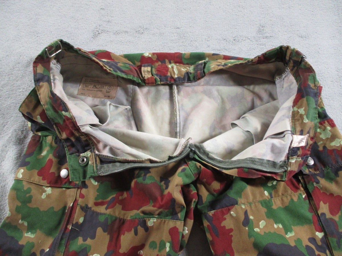 Vintage Switzerland Swiss Army M83 Combat Alpenflage Camo