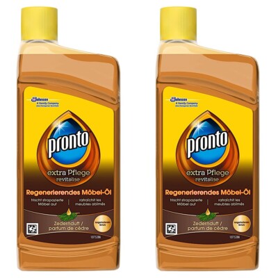   PRONTO regenerierendes MÖBELPFLEGE ÖL Holzöl Holzschutz extra Pflege 2x 250ml 