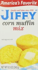 Jiffy Muffin Mix, Corn, 8.5 oz [12-Boxes]