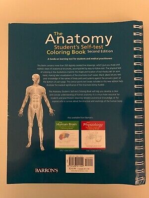 Human Brain Student's Self-Test Coloring Book (Barron's Test Prep)