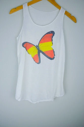 World Cup German Flag Butterfly Print Lady's Girls Sleeveless t Shirt Tank Top