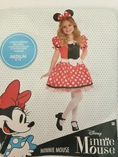 DISNEY MINNIE MOUSE DRESS UP COSTUME HALLOWEEN BRAND NEW CHILD MEDIUM 8-10