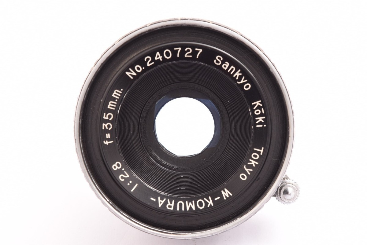 w*4様 259Sankyo Kōki W-KOMURA 35mm f/1.8 Rare Sankyo Koki W-Komura 35mm f/2.5 f 2.5 Wide Angle Lens for