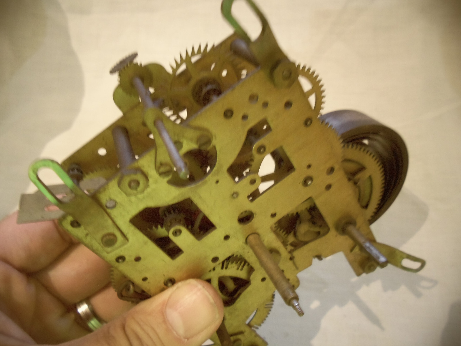 Antique New Haven Clock Movement For Parts or Repair 24 eBay