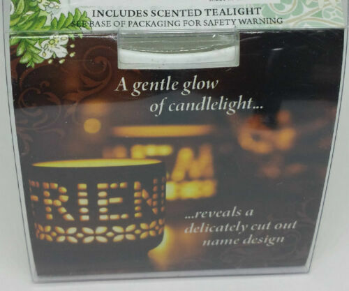Personalised Candlelit Names Tea Light Holders Birthday Gift - JOAN - Picture 3 of 3