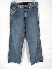 Vtg Y2k Nautica Carpenter Baggy Jeans Mens 32x30 Actual 32x29 Skater Grunge