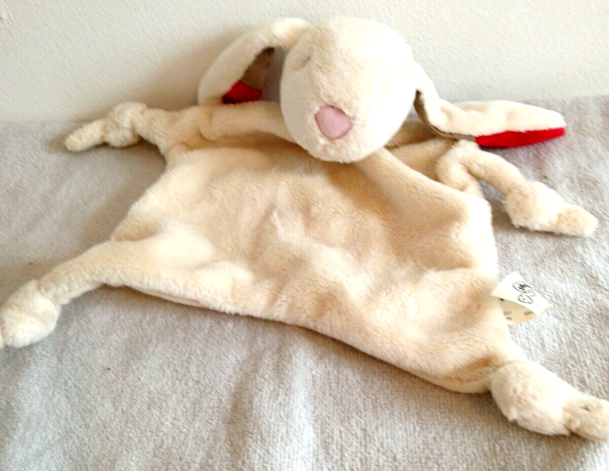 Sainsburys Grow Play Cream Bunny Comfort Blanket Baby Comforter Snuggle  Toy
