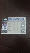 2007 UPPER DECK BLACK GAME DAY BOX SCORE AUTO CARD#GDB-BB #43/50. BILLY BUTLER