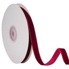 Burgundy Velvet Ribbon 3/8 Inch 10 Yards Per Roll Dark Red Velvet Ribbon Use ...