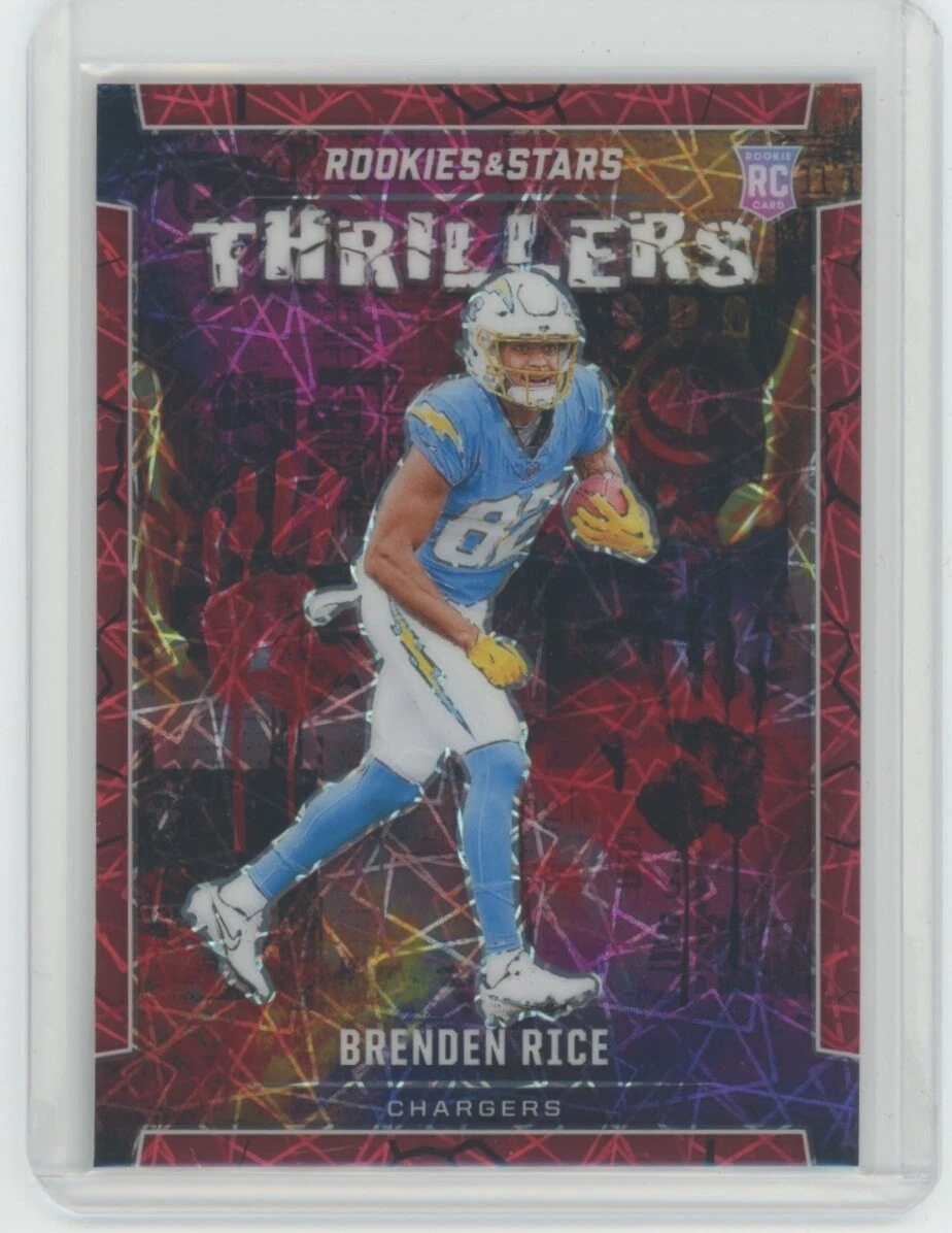 Brenden Rice Panini Rookies & Stars Thrillers #TBRE Ice Fotl