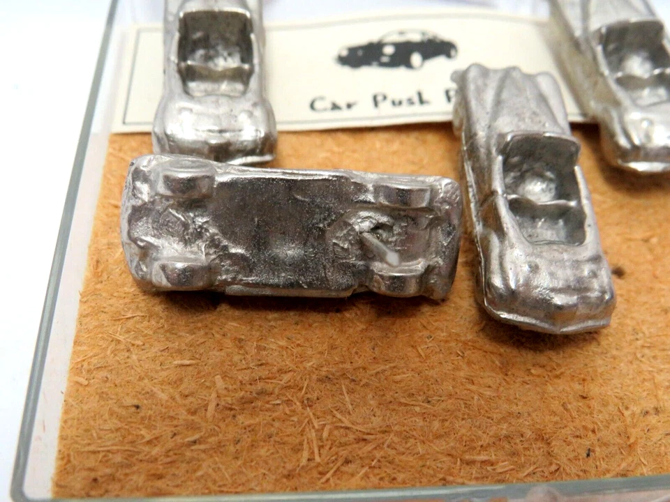 4 x Pewter Convertible Cars Blue Studio Push Pins Corkboards Bulletin Board - Image 3 of 4