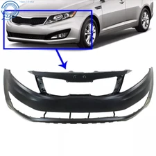 Primed Front Bumper Cover For 2012-2013 Kia Optima EX/LX Without Sensor Hole