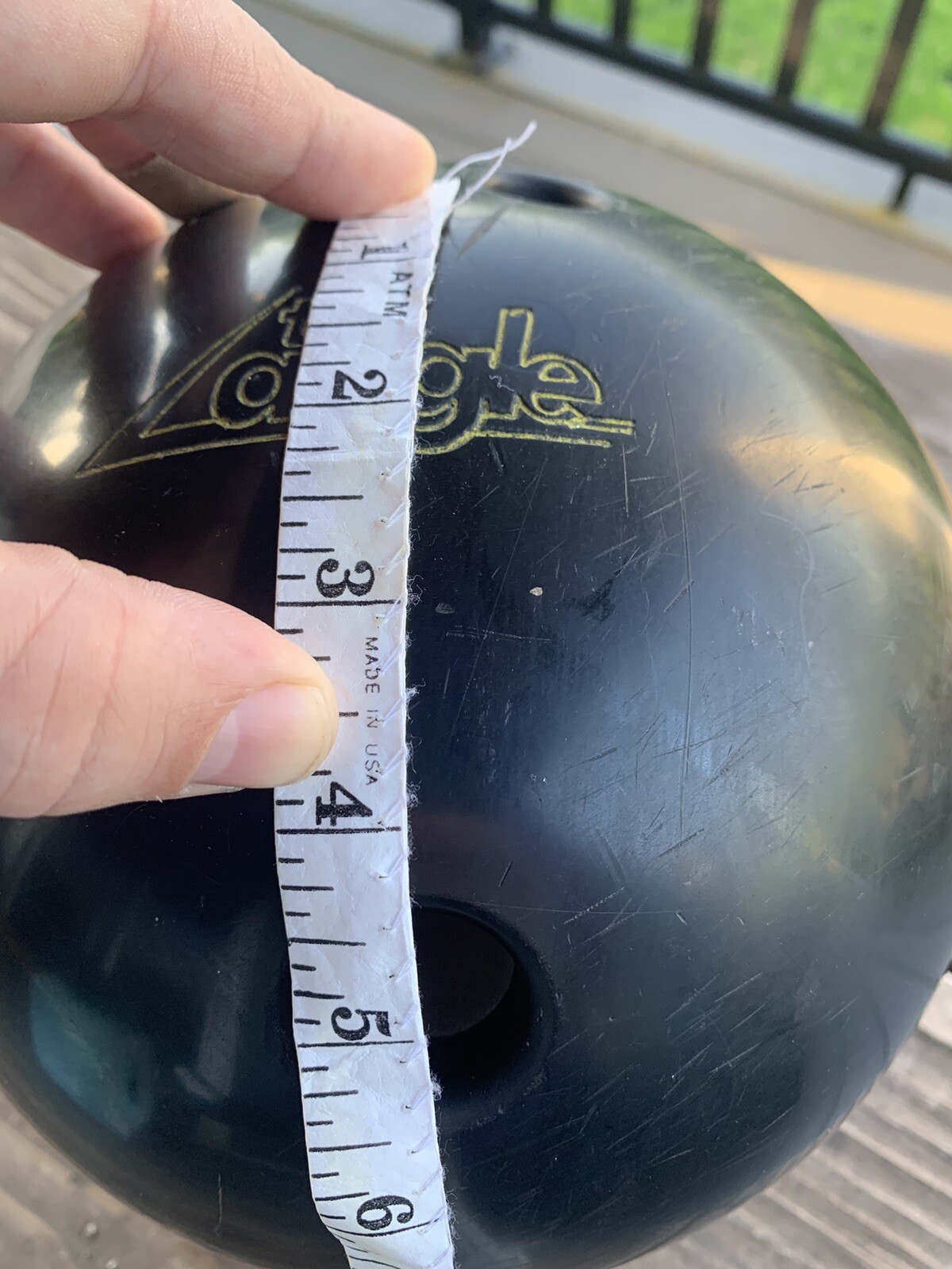 Vintage AMF Black  "The Angle"  16lb Bowling Ball