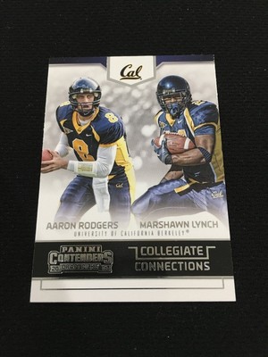 UNIVERSITY OF CAL INSERT AARON RODGERS & MARSHAWN LYNCH ...