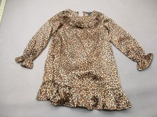 Something Navy Size 5 Girl Animal Back Keyhole Long Sleeve Athletic Top 025