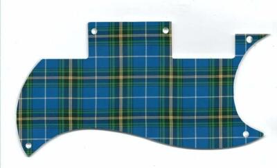 Pickguard Scratchplate Graphical  to fit Epiphone SG Special VE Tartan NS