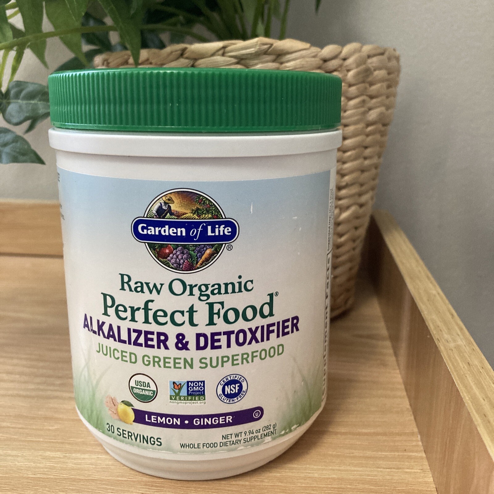 Garden of Life Food Alkalizer & Detoxifier 285Gram Organic Powder for