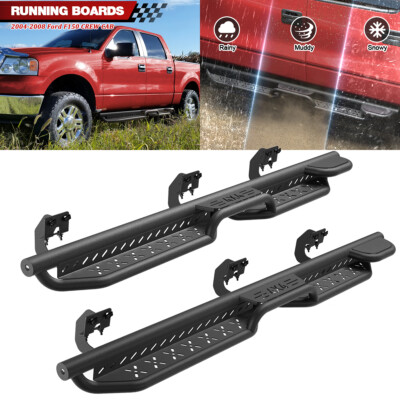 Running Boards For 2004-2008 Ford F150 F-150 SuperCrew Cab Side Step Nerf Bars