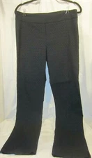 ERICA TAYLOR jacquard print straight leg pant Navy blue Women L