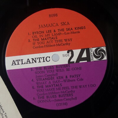 JAMAICA SKA: Byron Lee, Maytals Blues Busters US Atlantic '64