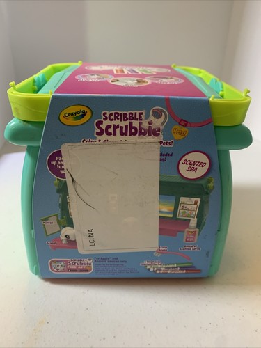 Crayola Scibble Scrubbies Scented Spa Playset Color Clean Washable Little Pets - Picture 4 of 7