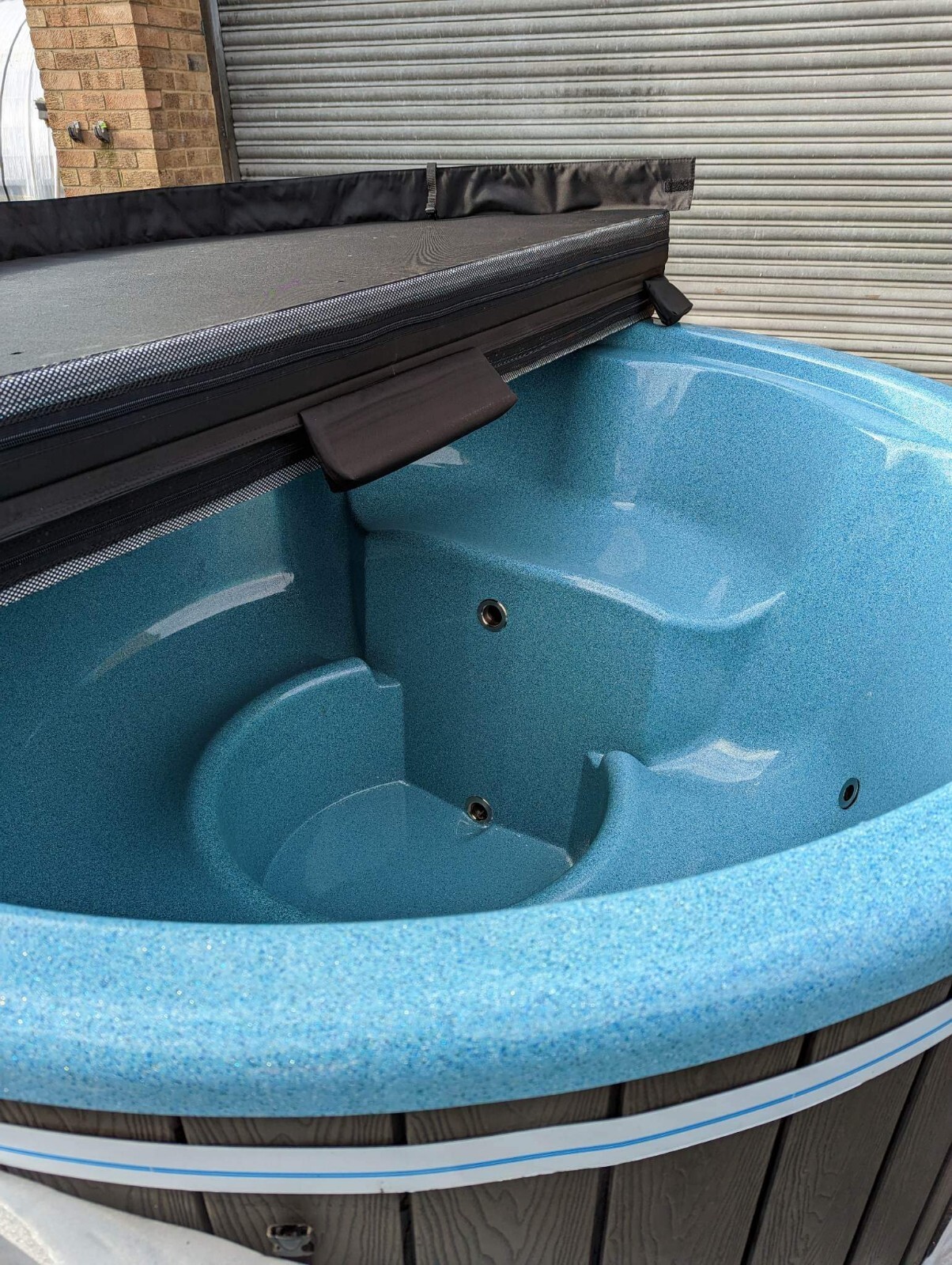 Wood fired hot tub eBay