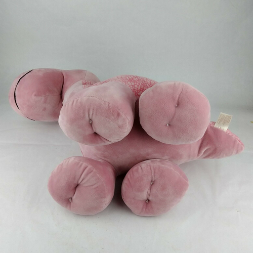 Dan Dee Collector's Choice Dinosaur Friendly Large Pink Plush 24" Long - Picture 6 of 8