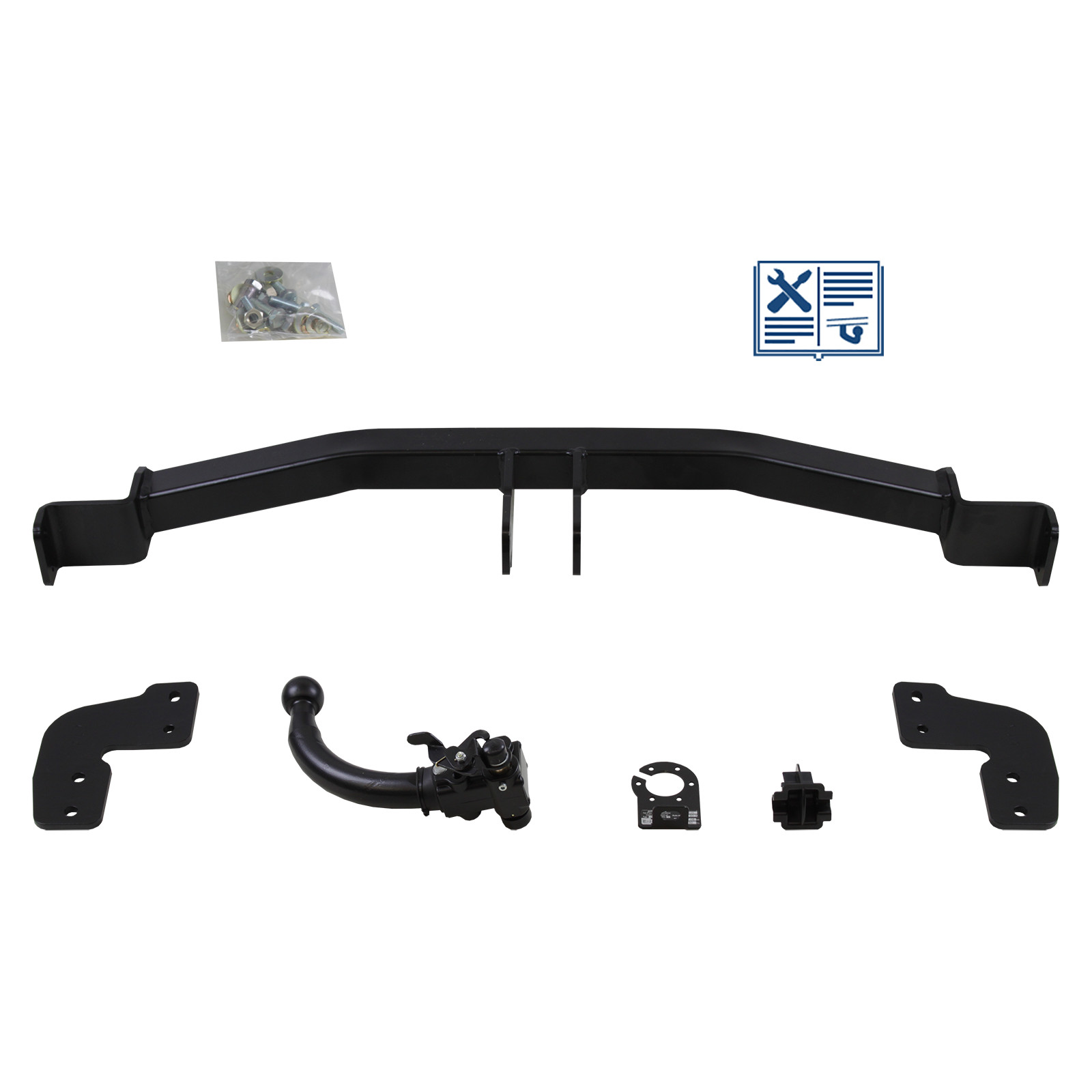 Attelage Auto Hak Citroen C2 hayon 2003 a 2010 amovible faisceau 13 broches complet - 2