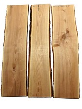 3x Acacia Wood Robinia Wood Acacia 90x21-25cm x 23mm #Q5